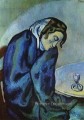 Femme ivre est fatigué Femme ivre se fatigue 1902 Pablo Picasso